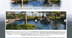Desktop Screenshot of americanpoolservices.com